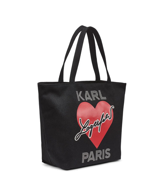 Karl Lagerfeld Paris Cannes Canvas Karl Tote