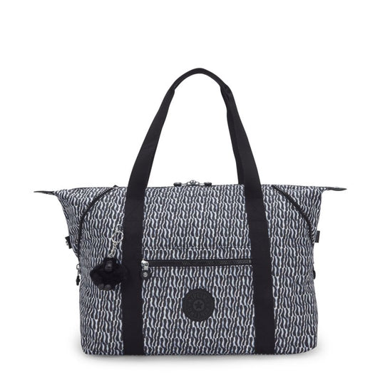 Kipling Art M Large Tote Bag in Holiday Waves