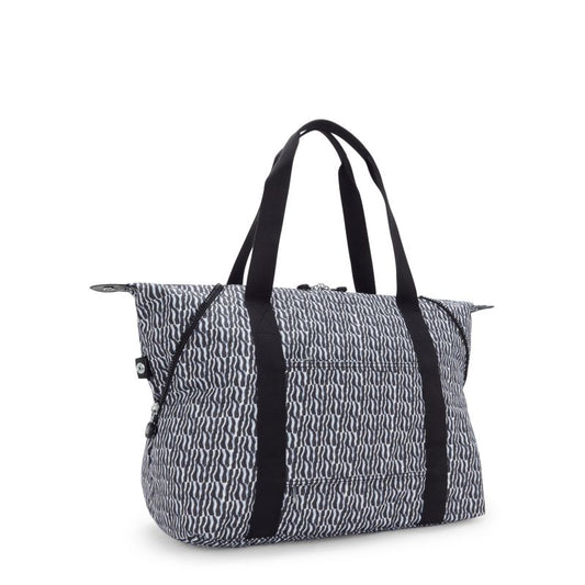 Kipling Art M Large Tote Bag in Holiday Waves