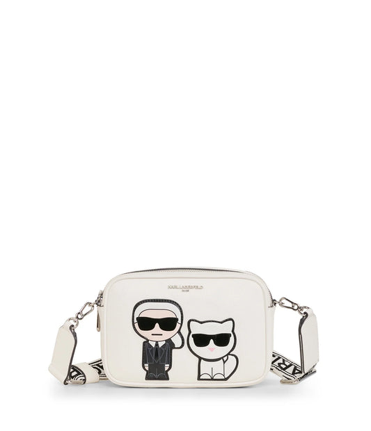 Karl Lagerfeld Paris Maybelle Round Head Duo Camera Crossbody Bag