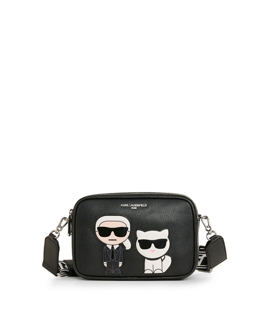 Karl Lagerfeld Paris Maybelle Round Head Duo Camera Crossbody Bag