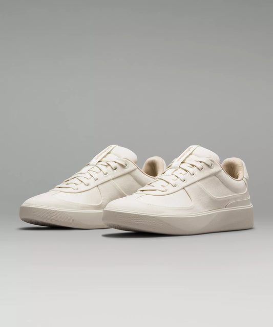 Lululemon Men's Cityverse Canvas Sneaker in Color Bone/Bone/Trench