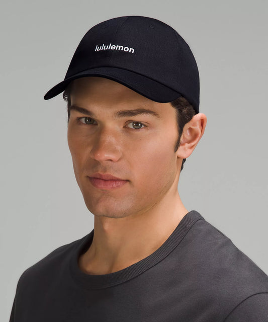 Lululemon Unisex Classic Ball Cap Wordmark in Color Black/White