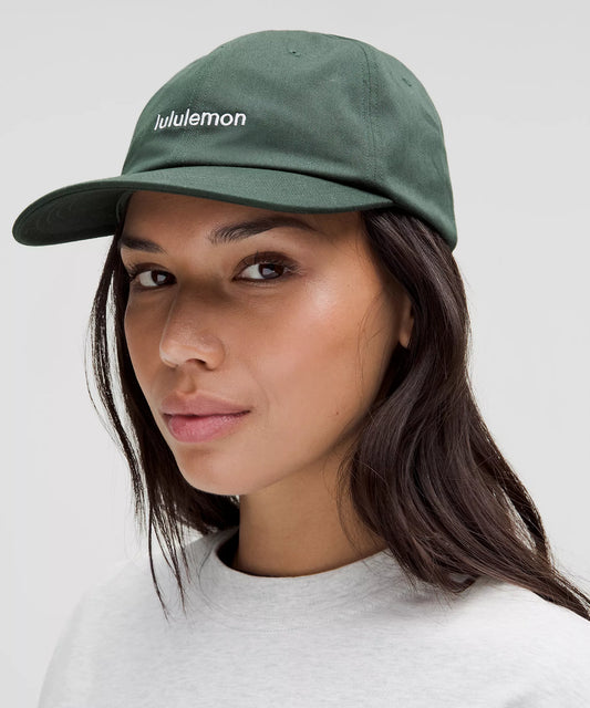 Lululemon Unisex Classic Ball Cap Wordmark in Color Legacy Green/White