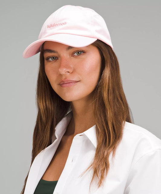 Lululemon Unisex Classic Ball Cap Wordmark in Color Strawberry Milkshake/Sakura Pink