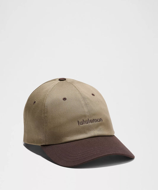 Lululemon Unisex Classic Ball Cap Wordmark in Color Fawn Brown/Espresso