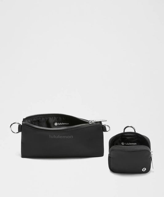 Lululemon Dual-Pouch Sling Bag in Color Black