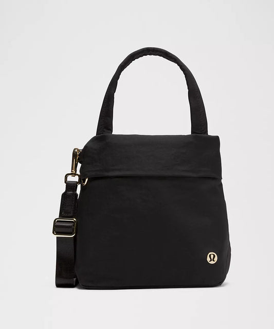 Lululemon On My Level Small Tote Bag 5L (Black/Gold)
