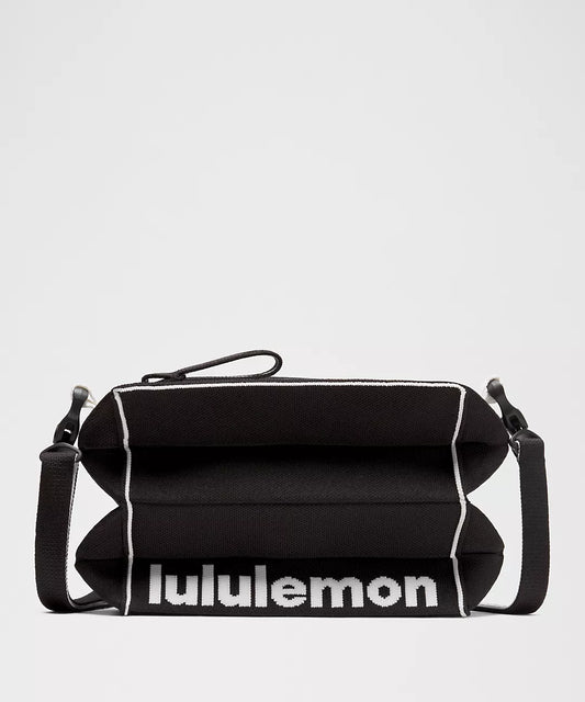 Lululemon Fold It Hold It Crossbody Bag 3L (Black/White)