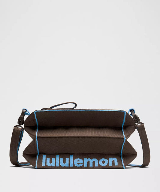Lululemon Fold It Hold It Crossbody Bag 3L in Walnut Crunch/Ocean Wave