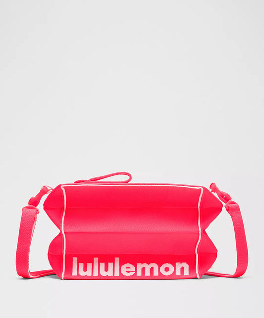 Lululemon Fold It Hold It Crossbody Bag 3L in Star Burst Bright/Pink Pearl