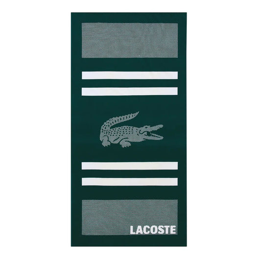Lacoste Home Luxury Oversized 100% Cotton Beach Towel (36" x 72" - Archive Petite Pique)