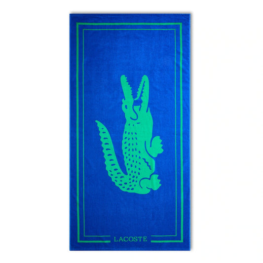 Lacoste Home Luxury Oversized 100% Cotton Beach Towel (36" x 72" - Frame Croc)