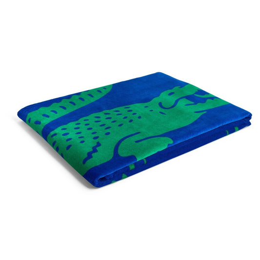 Lacoste Home Luxury Oversized 100% Cotton Beach Towel (36" x 72" - Frame Croc)