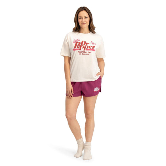 Licensed 2-Piece Shirt and Boxer Pajama Set - Dr Pepper