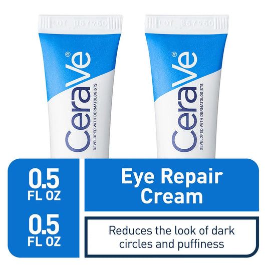 CeraVe Eye Repair Cream for Dark Circles & Puffiness, .5 oz., 2 pk.