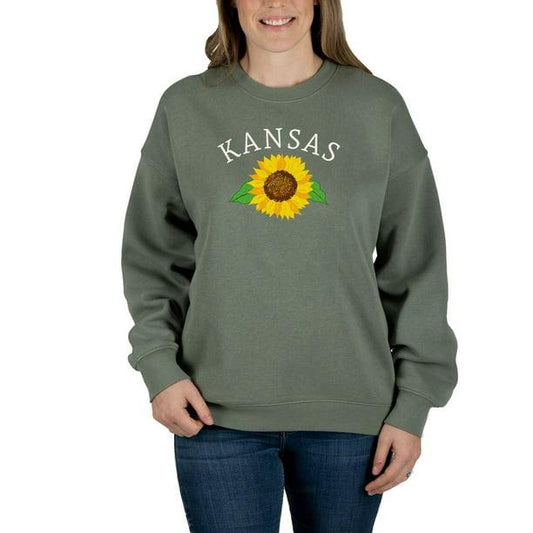 State of Mine Women's Flora State Sweatshirt - Kansas