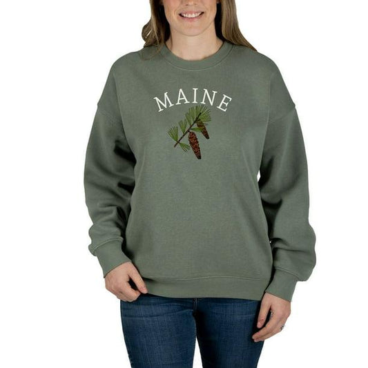 State of Mine Women's Flora State Sweatshirt - Maine