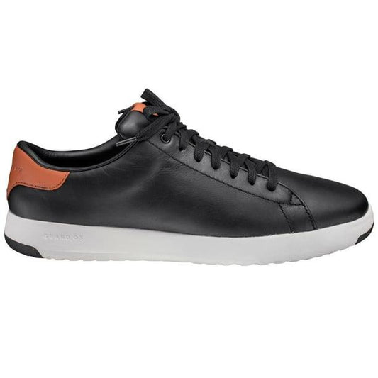 Cole Haan Men's GrandPro Tennis Sneakers Blazer Blue Handstain 11.5 - Black/British Tan
