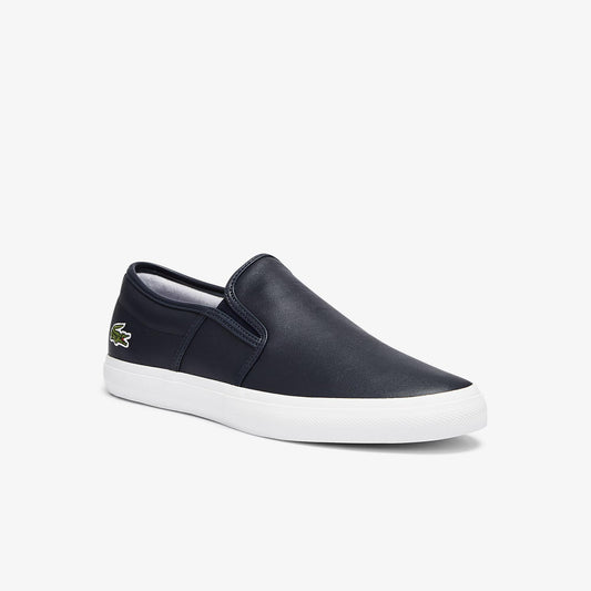 Lacoste Men's Tatalya Leather Slip-On - Navy White 092