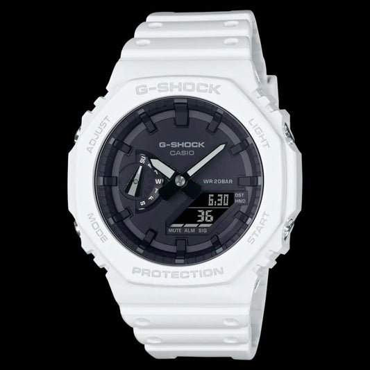 Casio G-Shock Alarm World Time Quartz Analog-Digital Black Dial Men's Watch (GA-2100-7A)