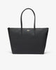 Lacoste Large L.12.12 Concept Tote (Black • 000)