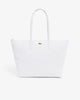 Lacoste Large L.12.12 Concept Tote (Bright White • 001)