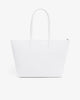 Lacoste Large L.12.12 Concept Tote (Bright White • 001)