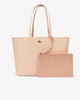 Lacoste Women's Anna Reversible Tote with Pouch (Angora Latte • Q64)