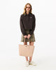 Lacoste Women's Anna Reversible Tote with Pouch (Angora Latte • Q64)
