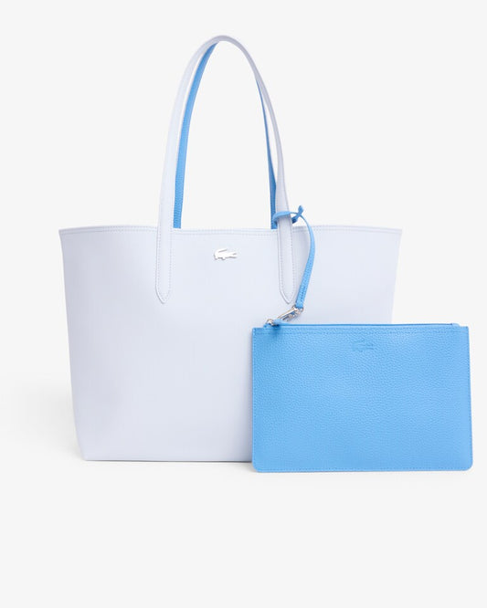 Lacoste Women's Anna Reversible Tote with Pouch (Phoenix Turquin • T38)
