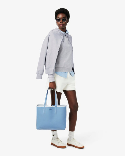 Lacoste Women's Anna Reversible Tote with Pouch (Phoenix Turquin • T38)