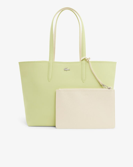 Lacoste Women's Anna Reversible Tote with Pouch (Sencha Poudre • T39)