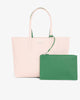 Lacoste Women's Anna Reversible Tote with Pouch (Mansia Fairway • U01)
