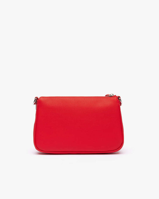 Lacoste Daily Lifestyle Shoulder Bag in High Risk Red