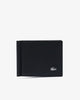Lacoste FG Leather Bill Clip (Black • 000)