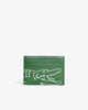 Lacoste FG Leather Card Holder in Vert