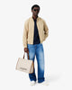 Lacoste Men's Heritage Canvas Tote (Natural Tan • K02)