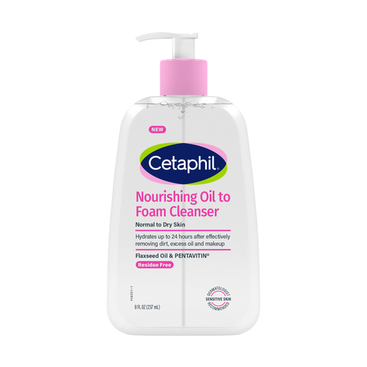 Cetaphil Nourishing Oil to Foam Cleanser