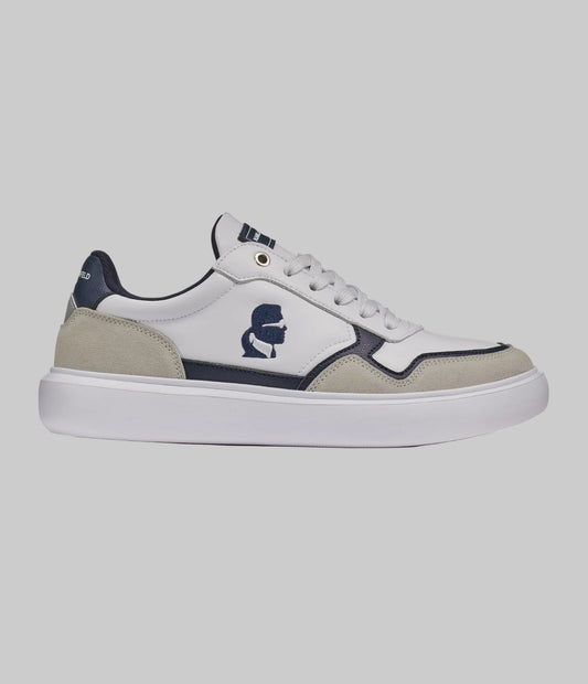 Karl Lagerfeld Paris Karl Profile Logo Sneaker in White