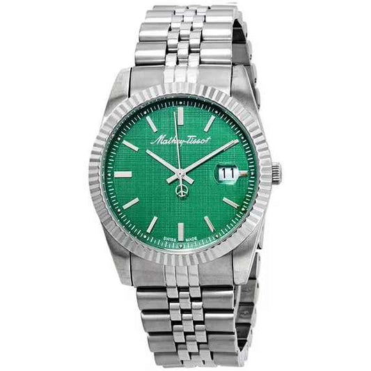 Mathey-Tissot Rolly III (or Mathy III) Green Dial Men's Watch (Model: H810AV)