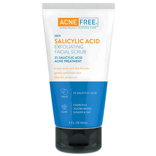 Acne Free Salicylic Acid Exfoliating Facial Scrub