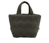 Skechers Unisex Quilted Mini Tote Bag - Olive