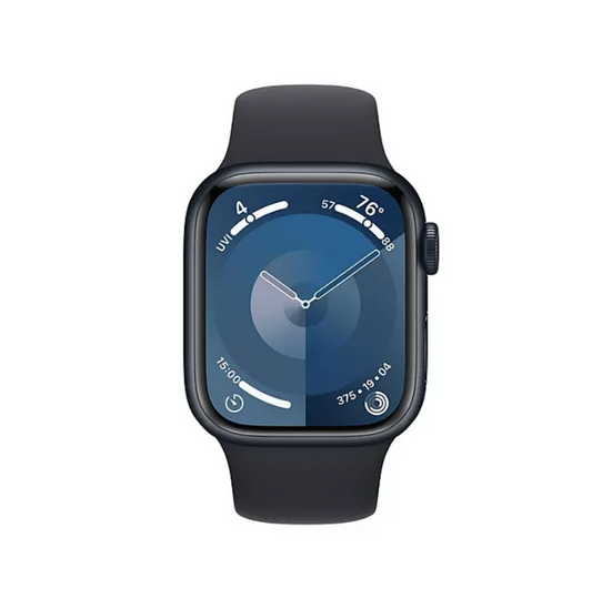 Apple Watch Series 9 GPS 45mm Aluminum Case Blood Oxygen Feature, Midnight Blue, M/L