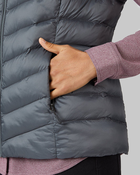 32 Degrees Women’s Lightweight Packable Vest in Dark Shadow