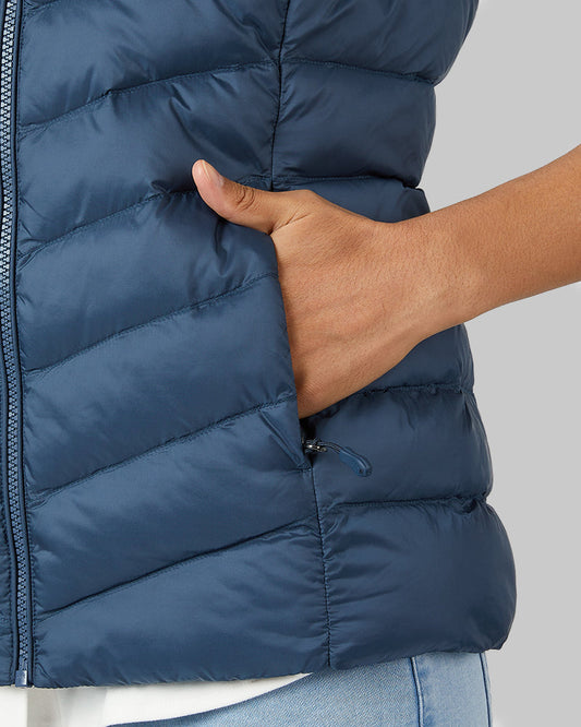 32 Degrees Women’s Lightweight Packable Vest in Moonlit Ocean