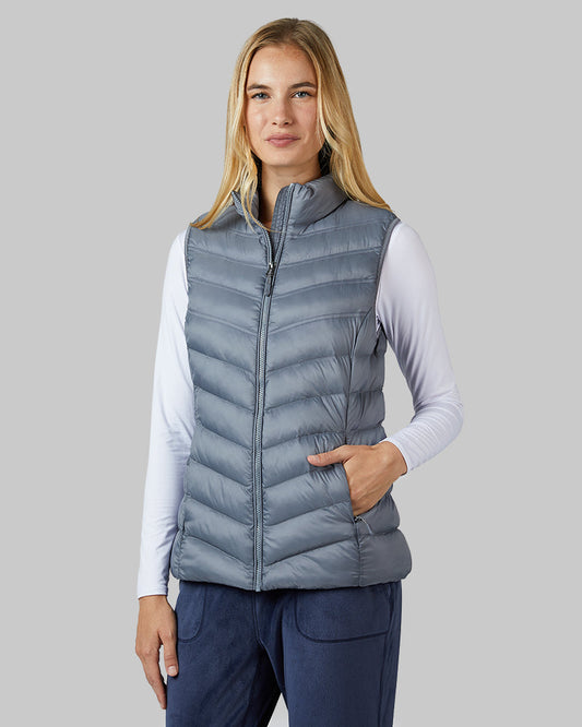 32 Degrees Women’s Lightweight Packable Vest in Tradewinds
