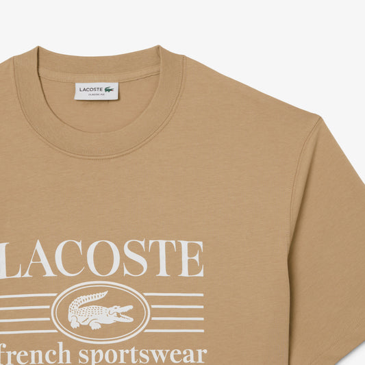 Lacoste Men's Classic Fit Cotton Print T-Shirt