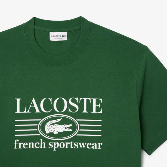 Lacoste Men's Classic Fit Cotton Print T-Shirt