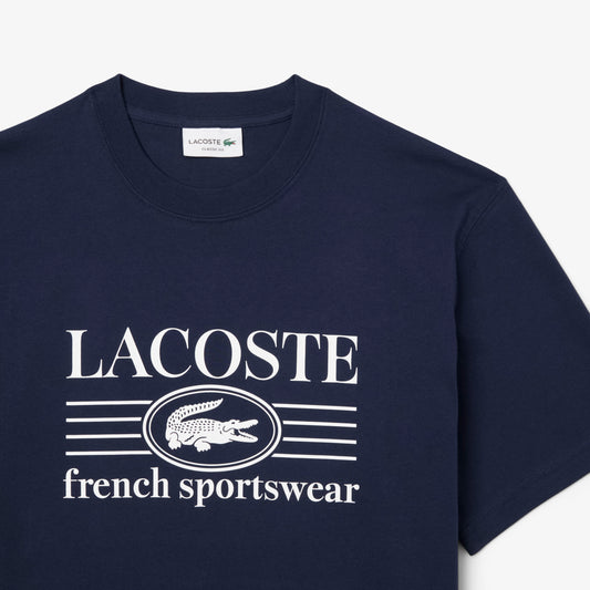 Lacoste Men's Classic Fit Cotton Print T-Shirt